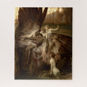 Quebra-cabeça O lamento por Caro de Herbert Draper 1898