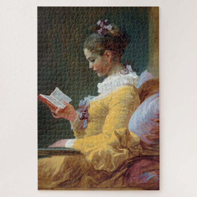 Quebra-cabeça O Leitor, Fragonard (Vertical)
