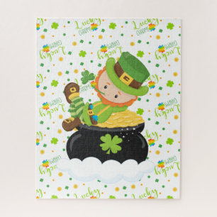 Quebra-cabeça O Leprechaun da almofada da rua