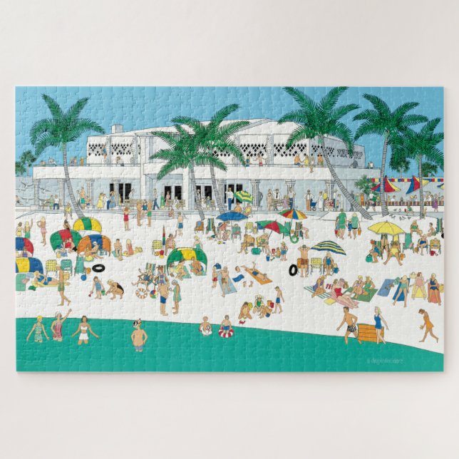 Quebra-cabeça O Lido Beach 20x30 (Horizontal)
