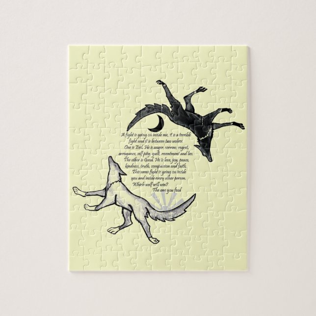 Quebra-cabeça O Lobo que alimenta (Vertical)