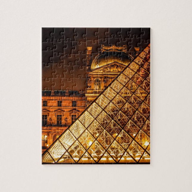 Quebra-cabeça O Louvre (Vertical)