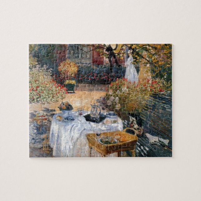 Quebra-cabeça O Luncheon de Claude Monet (Horizontal)