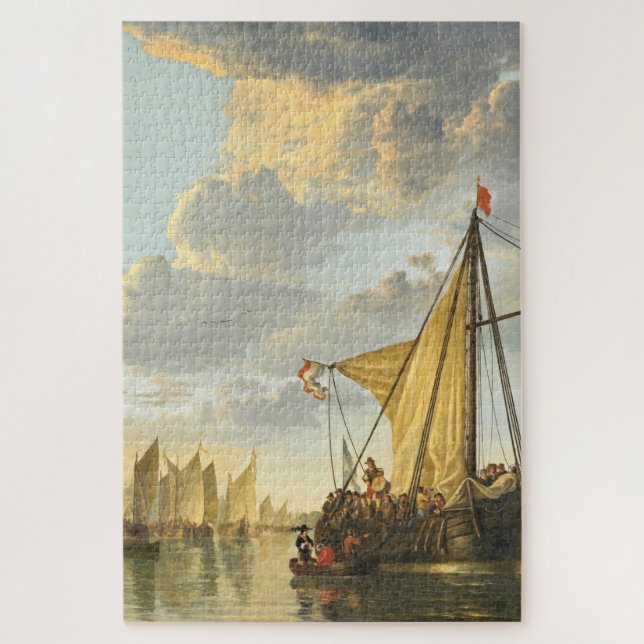 Quebra-cabeça O Maas em Dordrecht (Vertical)