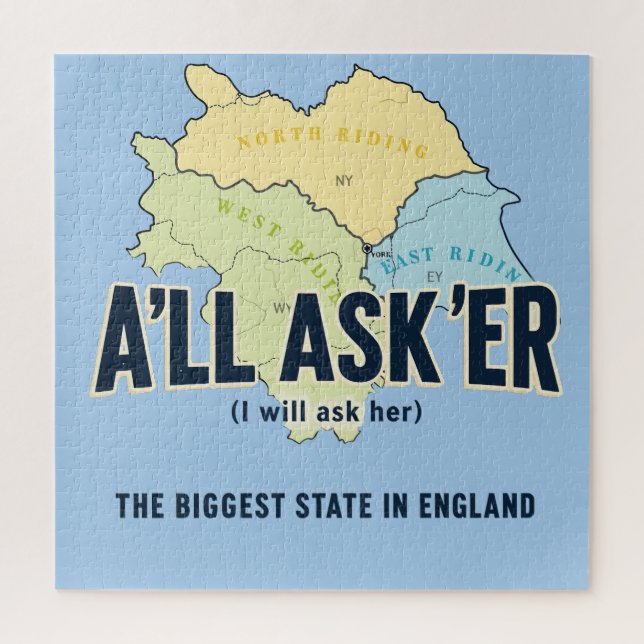 Quebra-cabeça O Maior Estado de Yorkshire (Vertical)