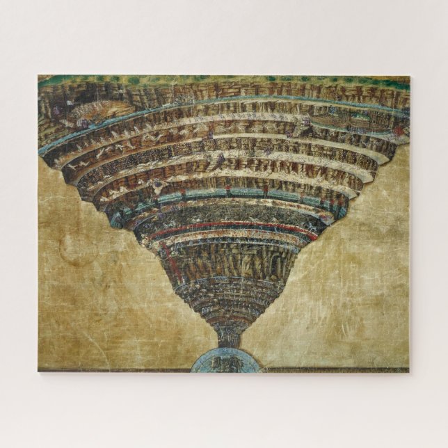 Quebra-cabeça O Mapa do Inferno, Abismo do Inferno - Sandro Bott (Horizontal)