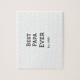 Quebra-cabeça O melhor papa já experimentou. Adicionar nome de d