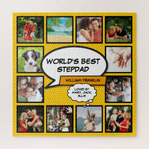 Quebra-cabeça O Melhor Stepdad Stepdad Stepdad 12 Photo Comic Fu
