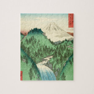 Quebra-cabeça O Monte Fuji do Izu Mts. - Utagawa Hiroshige