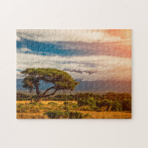 Quebra-cabeça O Monte Kilimanjaro Amboseli, Kenya