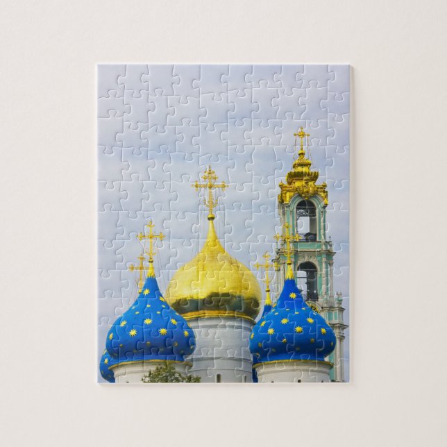 Quebra-cabeça O Mosteiro Trinity Sergiev, Sergiev-Posad (Vertical)