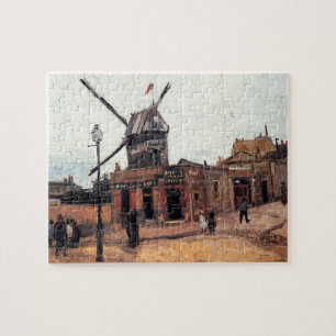 Quebra-cabeça O Moulin de la Galette por Vincent van Gogh