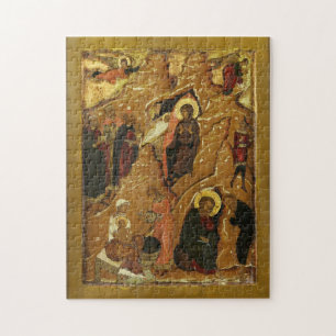 Quebra-cabeça O Nascimento de Cristo de um Ícone de Nível de Fes