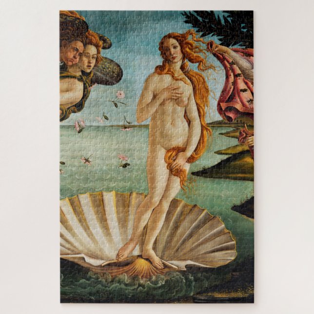Quebra-cabeça O Nascimento de Vênus (detalhe), Sandro Botticelli (Vertical)