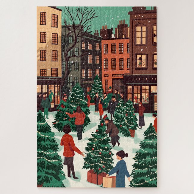 Quebra-cabeça O Natal está chegando (Vertical)