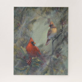 Quebra-cabeça "O Natal Está Chegando" Cardinals