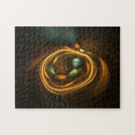 Quebra-cabeça O ninho do pássaro da arte do Fractal