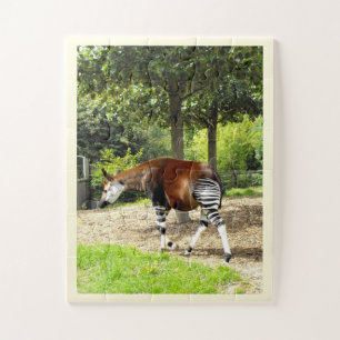 Quebra-cabeça O Okapi bonito
