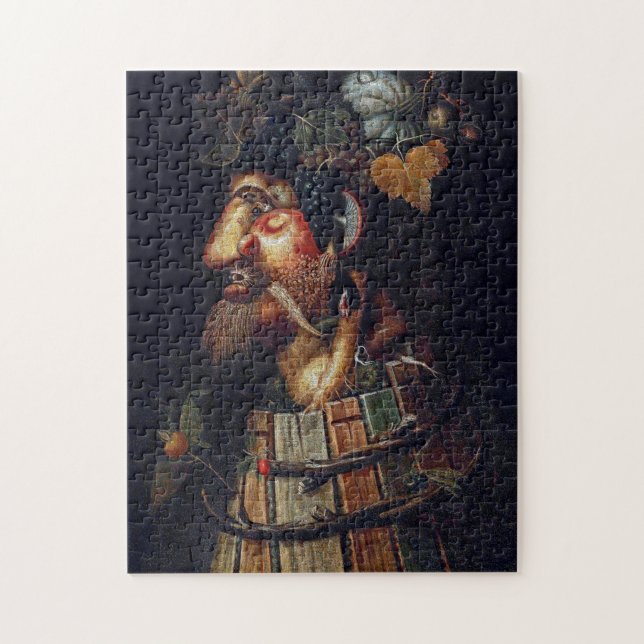 Quebra-cabeça O outono, Arcimboldo (Vertical)