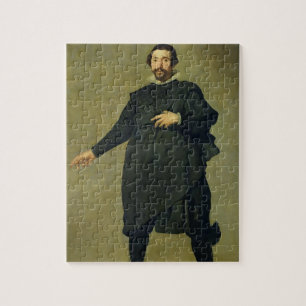Quebra-cabeça O palhaço, Pablo de Valladolid, c.1635 (óleo em
