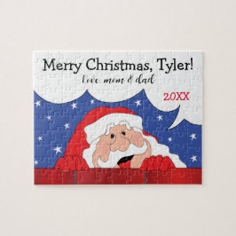 Quebra-cabeça O Papai Noel Diz