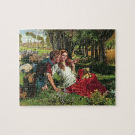 Quebra-cabeça O Pastor e seu Namorada (de Holman Hunt)