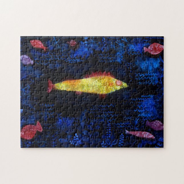 Quebra-cabeça O Peixe Goldfish, Paul Klee (Horizontal)