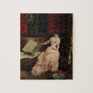 Quebra-cabeça O perito elegante, 1883 (óleo em canvas)