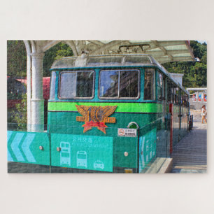 Quebra-cabeça O Pico de Tram Centenário, Hong Kong, Ásia