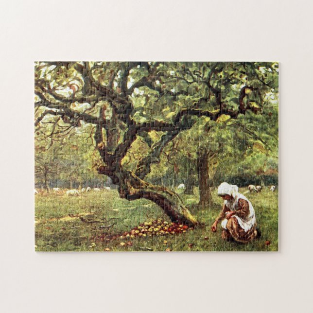 Quebra-cabeça O pomar da Apple por Helen Allingham (Horizontal)