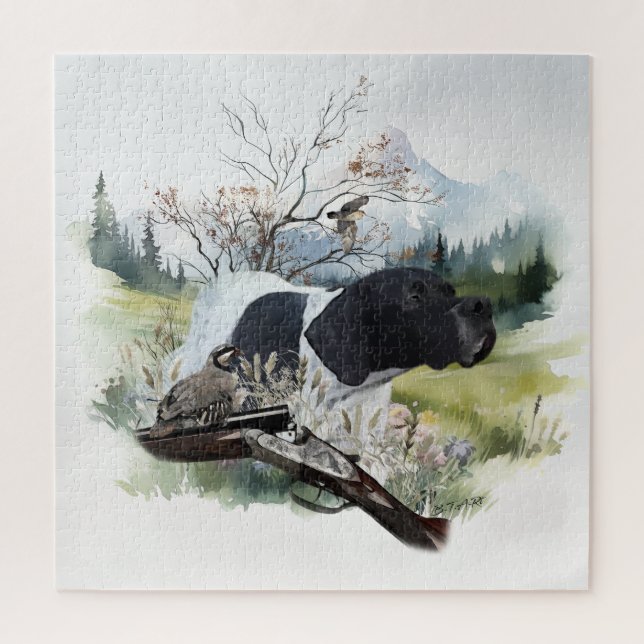 Quebra-cabeça O ponteiro inglês (Vertical)