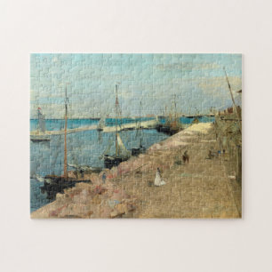 Quebra-cabeça O porto de Cherbourg Berthe Morisot