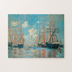 Quebra-cabeça O porto marítimo de Amesterdã Monet Fine Art