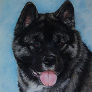 Quebra-cabeça o preto enfrentou a arte do retrato do cão da