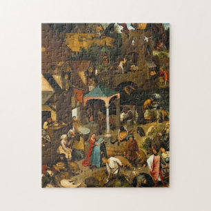 Quebra-cabeça O Provérbio Neerlandês Pieter Bruegel, o Velho
