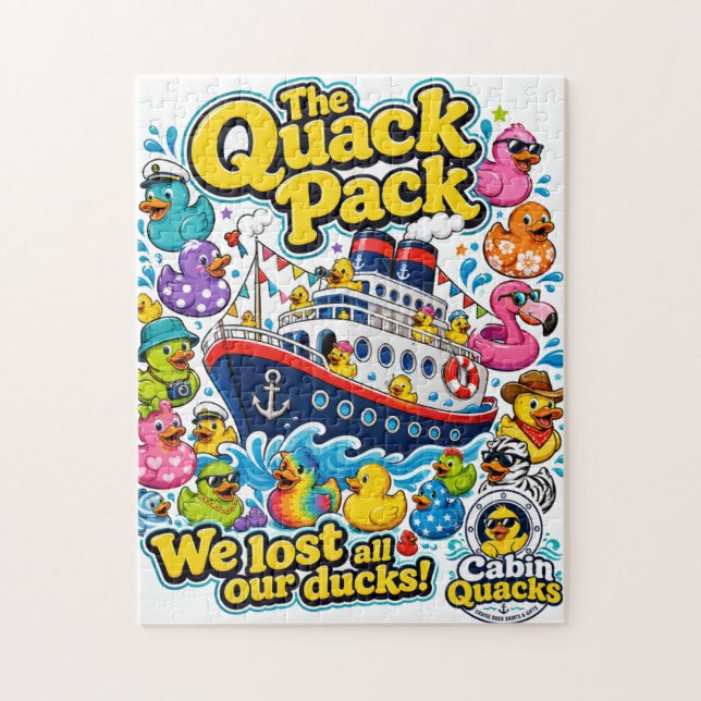 Quebra-cabeça O Quack Pack (Vertical)