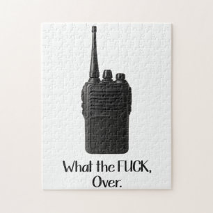 Quebra-cabeça O Que O Fu*k Sobre O Ícone De Walkie Talkie Engraç