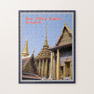 Quebra-cabeça O que Phra Kaew - Templo Budista Sagrado - Tailân