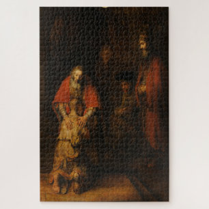 Quebra-cabeça O regresso do filho pródigo por Rembrandt