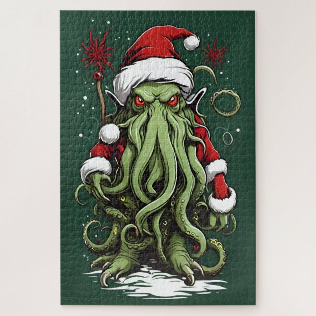 Quebra-cabeça O reinado de Yuletide de Cthulhu: Um Natal terríve (Vertical)