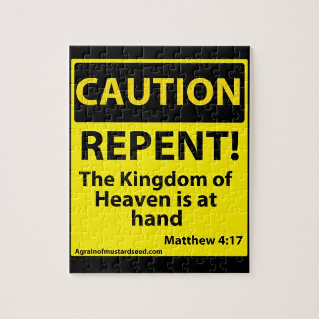 Quebra-cabeça O reino dos céus é à mão (Vertical)