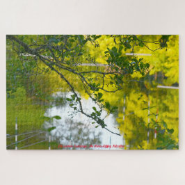 Quebra-cabeça O rio Liffey Kilcullen. Cartões de natal