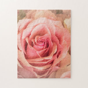 Quebra-cabeça O rosa macio cora