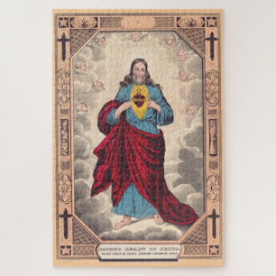 Quebra-cabeça O Sagrado Coração de Jesus