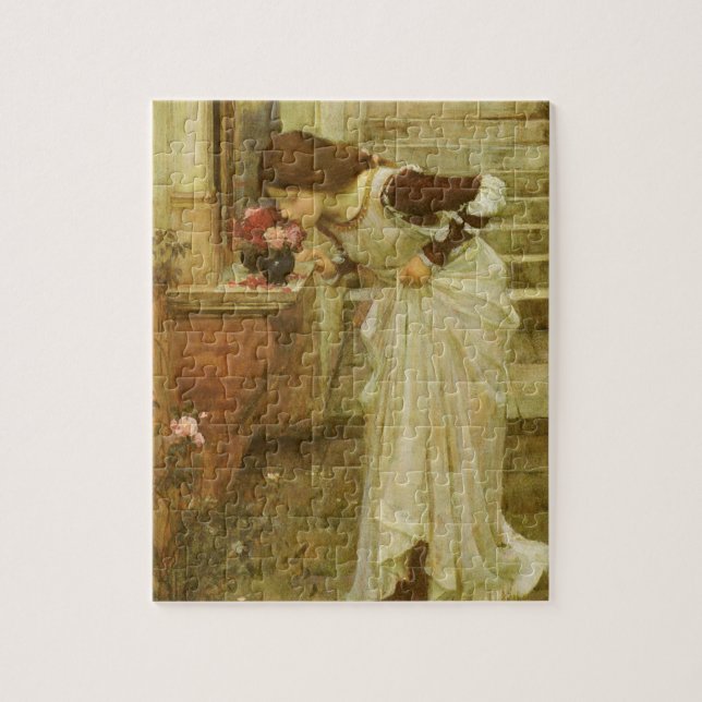 Quebra-cabeça O santuário de John William Waterhouse (Vertical)