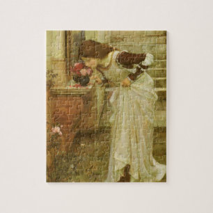 Quebra-cabeça O santuário pelo Waterhouse de JW, arte do