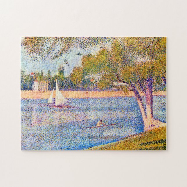 Quebra-cabeça O Sena em La Grande Jatte, Seurat (Horizontal)
