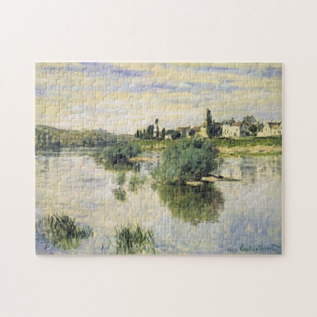Quebra-cabeça O Sena em Lavacourt Monet Fine Art (Horizontal)