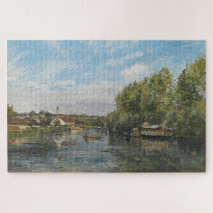 Quebra-cabeça O Sena em Port-Marly (1872) – Camille Pissarro