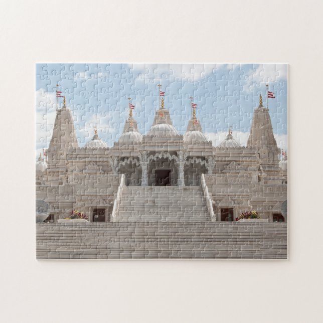 Quebra-cabeça O Shri Swaminarayan Mandir (Horizontal)